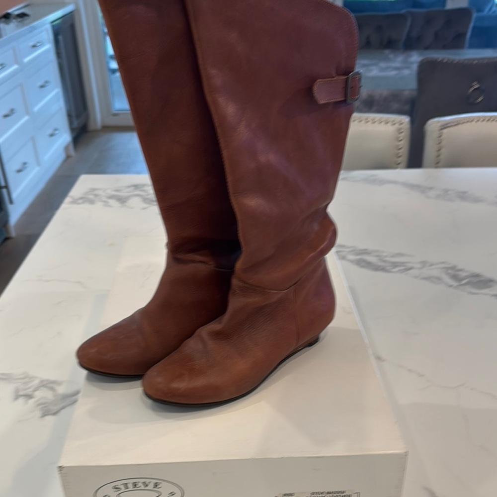 Steve Madden Brown Over the Knee Boots